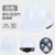 千奇梦适用于玻璃钢安全帽工地男施工建筑工程高级国标加厚透气领导头盔 V型玻璃钢款[旋钮]白色