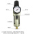 德力西调压阀AW2000-02过滤减压阀AW3000-03D气动油水分离器SMC型 AW5000-06