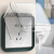 格盾86型壁挂保护罩空调漏电保护插座防水盒浴室卫生间电源面板防溅盒 白色透明
