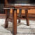 龙易鹿乌金木小凳子 乌金木小凳子长方形实木换鞋凳客厅脚凳家用桌椅板 小长方凳*1