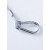 包塑钢丝绳威亚绳 音箱保险绳 舞台灯吊钢丝绳 挂衣绳子室外晒被 包塑钢丝5.0mm 线长1米+两头8号钩