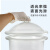实验室玻璃干燥器240mm配6孔陶瓷板150/180/210/300真空干燥皿透明棕色干燥罐 棕色干燥器210mm【含陶瓷板】