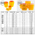 樵牧人 锐器盒 锐器桶 一次性锐器盒 废物收纳垃圾桶 10个装5L圆形