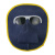 电焊面罩脸部防护电焊面罩电焊氩弧焊头戴式焊帽牛皮轻便面罩 十个灰色眼镜不含面罩绑带
