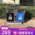 户外垃圾桶不锈钢商用果皮箱大号物业小区公园室外商用学校垃圾箱 不锈钢框北京桶 不含运费