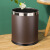 急 垃圾桶创意圾简约现代办公厨房卫生间厕所酒店 10L银圈-黑色烤漆(加厚款1.5KG)