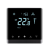 中央空调温控器水地暖控制器电暖温度控制开关液晶面板手机远程 新风Z606(黑色)