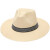 佐伐可折叠情侣款沙滩帽草帽牛仔钓鱼帽大沿帽夏天遮阳帽子男士礼帽 奶白色 可折叠草帽 M(56-58cm)