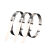 维诺亚304不锈钢扎带自锁式金属电缆扎线带捆绑束线带户外防腐蚀耐高温 长度【10厘米】50条 304不锈钢宽度4.6mm