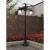 中式户外太阳能防水庭院灯花园别墅景观室外公园3米高杆路灯 接电款单头---高2.9米砂黑