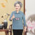 蓝骏启夏装女60-70-80岁衣服衬衫中袖套装 2028款【紫色上衣+裤子】 L【建议75斤90斤】