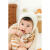 阿十伊儿童摄影服装百天宝宝婴儿饼干主题影楼拍照套装道具百日照满月照 道具组合饼干6块+菜板+面包 百天宝宝