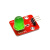 电子积木10mm LED发光传感器模块适用Arduino红黄绿三色可选 绿色LED模块