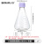 比克曼生物 无菌三角细胞摇瓶震荡瓶摇菌瓶三刺摇匀瓶锥形瓶 【1000ML】透气盖（瓶身PETG瓶盖PP）1个