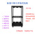 19英寸机柜简易开放式机架移动航空功放机箱音响机架支架置物架 50x40x200cm 黑色15u(0.75米)
