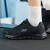 斯凯奇（SKECHERS）男鞋轻便缓震健步鞋 2024透气舒适户外慢跑鞋男士休闲运动跑步鞋 52631-BBK 39.5