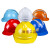 定制透气国标加厚头盔施工建筑工程电力防护帽男士定制 红色 V型