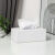 皮革酒店纸巾盒餐厅KTV宾馆简约抽纸盒办公广告餐巾纸盒定制LOGO 白色大盒24*12*8.5
