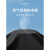 梦特娇（MONTAGUT）[莱卡冰感透气]24夏季男士T恤短袖圆领休闲运动网眼快干薄J 黑色 3XL