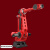 碳钢焊接机器人六轴激光二保弧焊机械手10KG切割电焊机械臂 西瓜红3050六轴臂展3000负载500