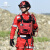 新式森林消防服套装应急抢险救援服作训服耐磨工作服套装男 红色上衣裤子（可拆袖） XS16090100斤