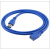 USB3.0延长线数据线接线无损稳定短线包头 A公对A母短线AM TO AF 蓝色 0.1米
