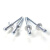 玛仕福 抽芯铆钉 A型开口型扁圆头蓝白锌铝拉铆钉  2.4*10(1000个)
