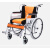 轮椅折叠轻便老年带坐便多功能老年人便携残疾人手推车 深蓝色