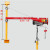 微型电动葫芦吊机手动电动跑车180度旋转支架立柱无线遥控器 电动跑车1t
