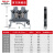德力西优质铜件UK-2.5N 电流电压接线端终端固定件接线端子32A 白色