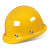 德威狮国标O型加厚玻璃纤维安全帽ABS透气工程建筑电工地施工印字头 玻璃纤维型[高端金属扣]特硬黄色