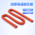 鑫嵘 矽胶高温风管 加厚软管耐高温硫化管 红色 内径76mm(4米/条)