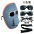 约巢电焊面罩眼镜焊工眼镜面具轻便护脸透气防强光防打眼防烧脸电气焊 1牛皮面罩(不含眼镜和绑带)