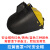 高空作业电焊帽式面罩配安全氩弧焊头戴式焊工专用卡扣全脸防护 拉簧面罩+PE安全帽黄色 送2个镜