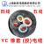上海起帆电缆YZ橡皮线铜芯软线4芯5芯3+1*0.5/1/1.5/2.5/4/6平方 YZ3*2.5+1*1.5 100米