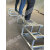 定制适用压瓦板安全通道走道板建筑工地外墙行人脚手架踏板镀锌钢跳板3米 1米长*40公分宽*1.0厚