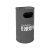 工业风复古垃圾桶营地创意健身房烟灰个性油桶可乐罐户外商用大号 圆桶型*大号