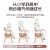 韩国品牌桌椅学生餐椅可儿童节椅子座椅降调实木写字坐姿靠背学习 回馈款 冲量浅灰