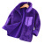 爸妈亲（KIDS   MAM&DAD）儿童外套秋冬新款男童女童拉链衫上衣宝宝摇粒绒外套学生校服打底 紫色 120cm