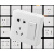 IGIFTFIRE定制明装墙壁开关插座电源明线明盒超薄一开五孔多孔插座面板 一开五孔单控