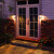 艾睿益太阳能壁灯户外别墅花园布置门口照明装饰灯氛围小夜灯室外壁挂灯