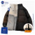 NASA WASSUP官方潮牌联名棉服冬季撞色双面穿棉袄羊羔绒情侣外套保暖男士棉衣 黑色 S（建议90-110斤）