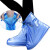 升级版防水层男女雨鞋套加强防雨鞋套 加厚防滑耐磨防尘水鞋套 (防水层)白色 M码(店长36-37)