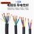 珠江电线纯铜芯RVV护套线三相电线软电缆3芯6平方十户外5四2芯线 国标2芯0.5平方 1米
