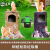 户外卡通创意垃圾桶雕塑公园景区幼儿园玻璃钢动物松鼠果皮箱分类定制 1279B拿字牌女孩垃圾桶