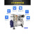 无油真空泵工业用小型抽气泵抽真空机负压泵大流量抽真空机头 二级1550D+过滤器+电磁阀+梭阀
