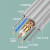 丰应子 75-5模拟同轴电缆线缆电梯线监控线视频线75-5/128遍+钢丝2*1.0+2*1.0电源双屏蔽1米 FYZ-WD268