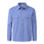哲卜铁路制服男士衬衣短袖新款路服长袖蓝色衬衫工作服19式制服 男外穿长袖(蓝色) 42 150-160斤
