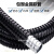 包塑金属软管穿线管蛇皮管浪管塑料波纹管电线电缆保护平包阻燃管 加厚型内径12（13）-50米
