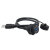 usb插座面板安装工业防水线USB座母座防水usb数据线0.1/0.5米 LU20-CA-U2-013（0.3米） 金属螺母